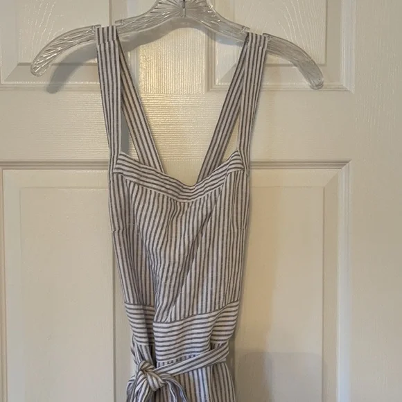AYR Blue and White Striped Midi Dress - Picture 8 of 8